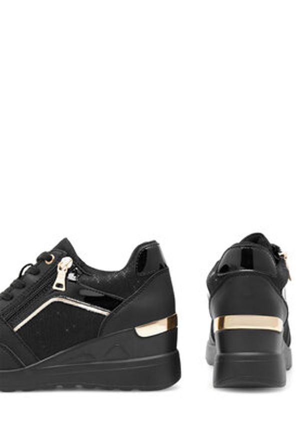 Clara Barson Sneakersy WS2229-49 Czarny. Kolor: czarny. Materiał: materiał, syntetyk