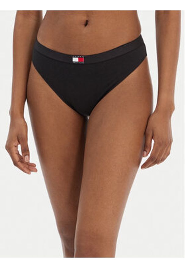 TOMMY HILFIGER - Tommy Hilfiger Komplet stringów UW0UW06139 Czarny. Kolor: czarny. Materiał: bawełna