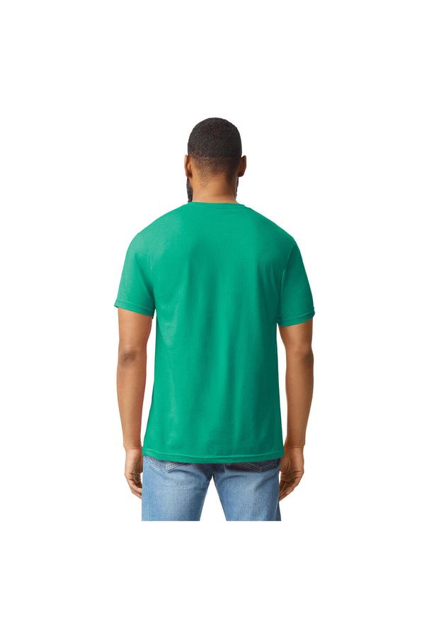 GILDAN - Koszulka Unisex Dla Dorosłych Softstyle CVC. Kolor: zielony