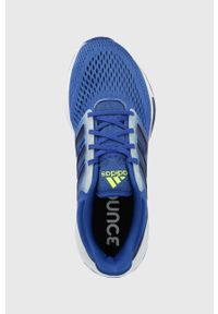 Adidas - adidas buty do biegania EQ21 Run. Zapięcie: sznurówki. Kolor: niebieski. Materiał: materiał, guma. Szerokość cholewki: normalna. Sport: bieganie