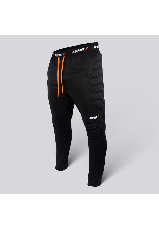 RINAT - Spodnie bramkarskie dla dorosłych Rinat Pants Egotiko Czarne. Kolor: czarny. Materiał: poliester. Sport: fitness