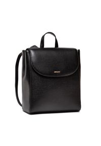 DKNY Plecak Bryant Flap Backpack R21K3R76 Czarny. Kolor: czarny. Materiał: skóra #6
