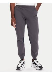 EA7 Emporio Armani Dres 7M000940 AF10377 U8117 Szary Modern Fit. Kolor: szary. Materiał: bawełna
