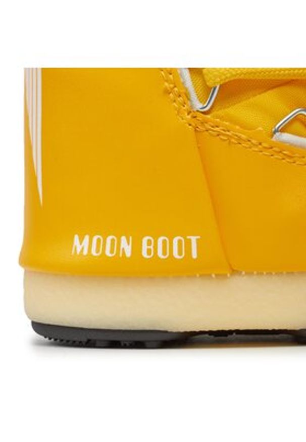 Moon Boot Śniegowce Nylon 14004400084 M Żółty. Kolor: żółty. Materiał: skóra