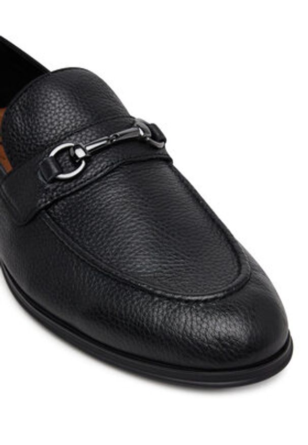 Aldo Półbuty Traveller 14006951 Czarny. Kolor: czarny. Materiał: skóra
