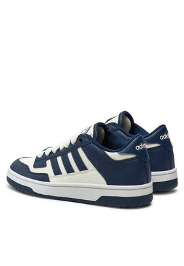 Adidas - adidas Sneakersy Rapid Court Low JR0167 Granatowy. Kolor: niebieski. Materiał: skóra