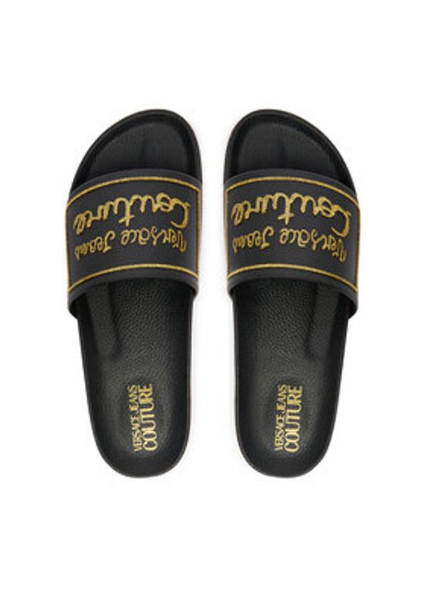 Versace Jeans Couture Klapki 80VA3SQ2 ZSS79 899 Czarny. Kolor: czarny. Materiał: syntetyk