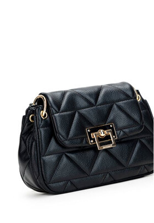 Monnari Torebka TORIMP0-24Z-BAG5080-K020 Czarny. Kolor: czarny. Materiał: skórzane