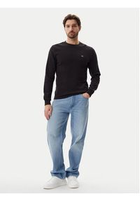 Calvin Klein Jeans Longsleeve J30J327117 Czarny Regular Fit. Kolor: czarny. Materiał: bawełna. Długość rękawa: długi rękaw