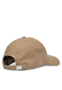 Calvin Klein Czapka z daszkiem Cotton Twill W/ Hw Cap LV04F5072G Beżowy. Kolor: beżowy. Materiał: bawełna #4