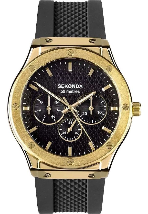 Zegarek męski Sekonda 30233 czarny. Kolor: czarny