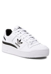 Adidas - Buty adidas Forum Bold W GY5921 Ftwwht/Cblack/Ftwwht. Kolor: biały. Materiał: skóra