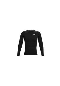 Bluza Under Armour Heatgear Armour Long Sleeve, Mężczyźni. Kolor: wielokolorowy, szary, czarny. Materiał: materiał, poliester. Długość rękawa: długi rękaw