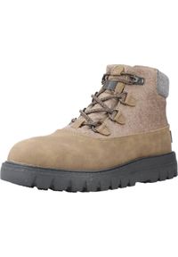 SENZA MARCA - HEY DUDE TONYA ECO SHIELD Brązowy. Kolor: brązowy. Materiał: skóra, tkanina #1