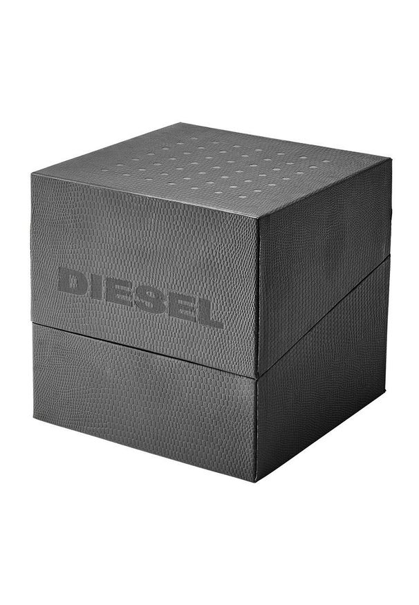 Diesel - Zegarek DZ4559. Kolor: czarny. Materiał: skóra, materiał