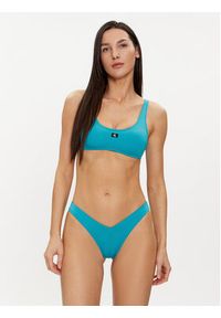 Calvin Klein Swimwear Góra od bikini KW0KW02344 Niebieski. Kolor: niebieski. Materiał: syntetyk #4