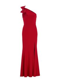 Swing Sukienka wieczorowa 5AI00600 Czerwony Slim Fit. Kolor: czerwony. Materiał: syntetyk. Styl: wizytowy