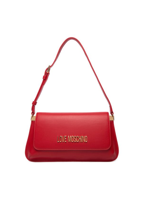 Love Moschino - LOVE MOSCHINO Torebka JC4058PP1NLO0500 Czerwony. Kolor: czerwony. Materiał: skórzane