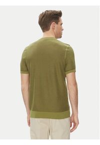 BOSS Sweter Jianfranco 50537642 Zielony Regular Fit. Kolor: zielony. Materiał: bawełna