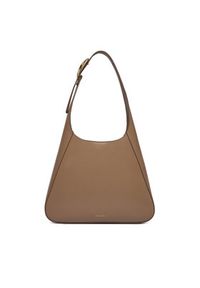 Calvin Klein Torebka Hardware Adj Strap Medium Bag LV04F3402G Beżowy. Kolor: beżowy. Materiał: skórzane #3