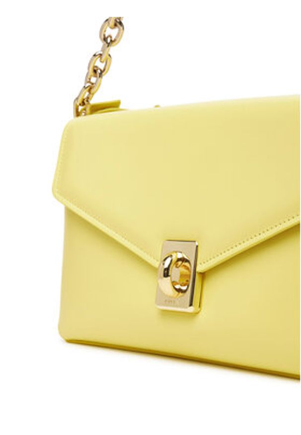 Furla Torebka WB01448 BX3227 3684S Żółty. Kolor: żółty. Materiał: skórzane
