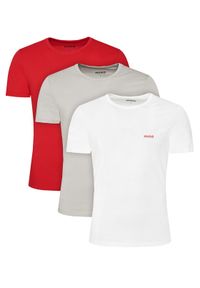 Hugo - HUGO Komplet t-shirtów T-Shirt Rn Triplet P 50532811 Kolorowy Regular Fit. Materiał: bawełna. Wzór: kolorowy #1