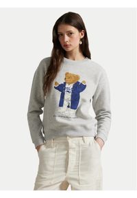 Polo Ralph Lauren Bluza 211972794001 Szary Relaxed Fit. Typ kołnierza: polo. Kolor: szary. Materiał: bawełna #1