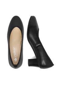 Rieker Czółenka 44650-04 Czarny. Kolor: czarny. Materiał: skóra #6