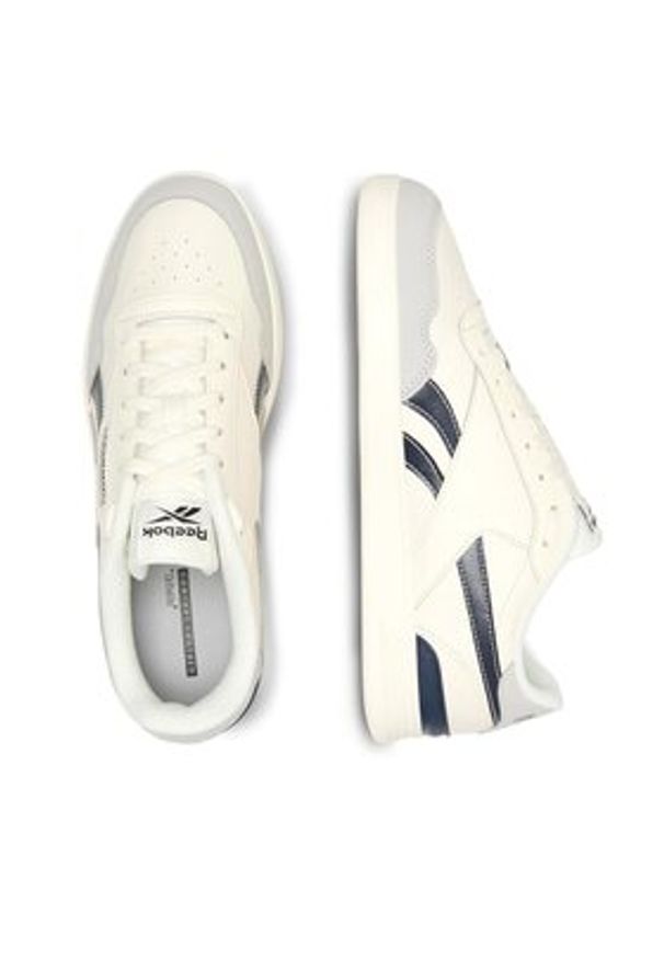 Reebok Sneakersy Court Advance 100033756 Écru. Materiał: skóra