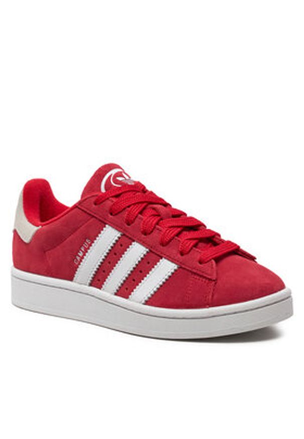 Adidas - adidas Sneakersy Campus 00s IG1230 Czerwony. Kolor: czerwony. Materiał: skóra. Model: Adidas Campus