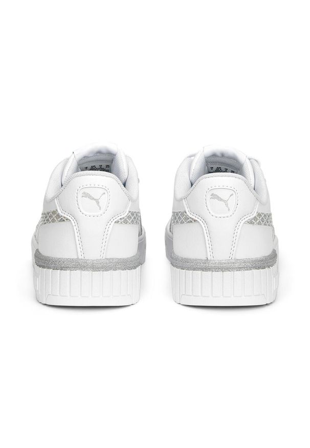 Buty do chodzenia Puma CARINA 2.0 MERMAID JR. Kolor: biały, wielokolorowy, niebieski, szary. Materiał: materiał, syntetyk. Sport: turystyka piesza