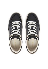 TOMMY HILFIGER - Tommy Hilfiger Sneakersy Th Chic Cupsole FW0FW09106 Czarny. Kolor: czarny. Materiał: skóra #5