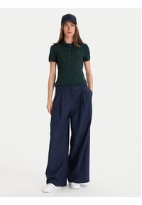 Lacoste Polo PF5462 Zielony Slim Fit. Typ kołnierza: polo. Kolor: zielony. Materiał: bawełna #4