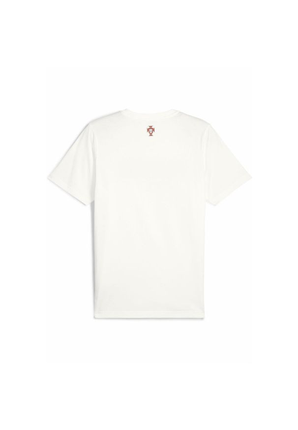Puma - Męska koszulka Portugalia ftblNRGY PUMA White. Kolor: biały. Wzór: napisy