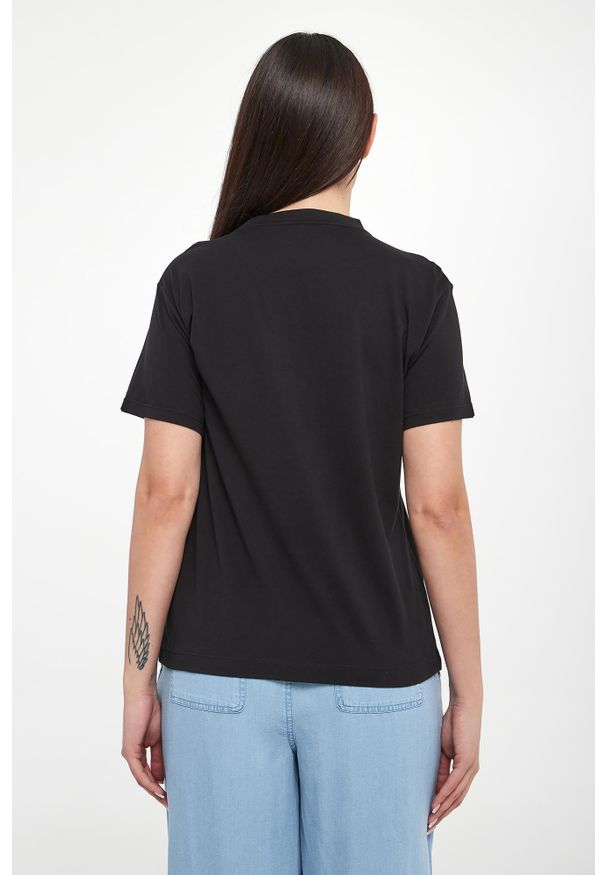 T-shirt damski DKNY JEANS. Materiał: jeans