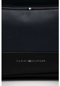 TOMMY HILFIGER - Tommy Hilfiger plecak męski kolor granatowy duży gładki. Kolor: niebieski. Wzór: gładki #5