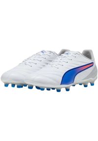 Buty Puma King Pro FG/AG 107862 02 białe. Kolor: biały. Materiał: materiał. Szerokość cholewki: normalna. Sport: piłka nożna #7