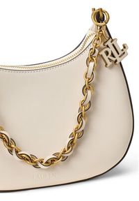 Lauren Ralph Lauren - LAUREN RALPH LAUREN Torebka 431P11747006 Kremowy. Kolor: kremowy. Materiał: skórzane #5