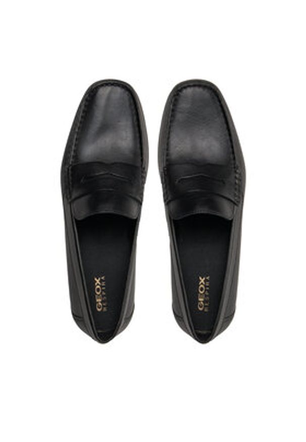 Geox Mokasyny U Ascanio U450WC 00043 C9999 Czarny. Kolor: czarny. Materiał: skóra