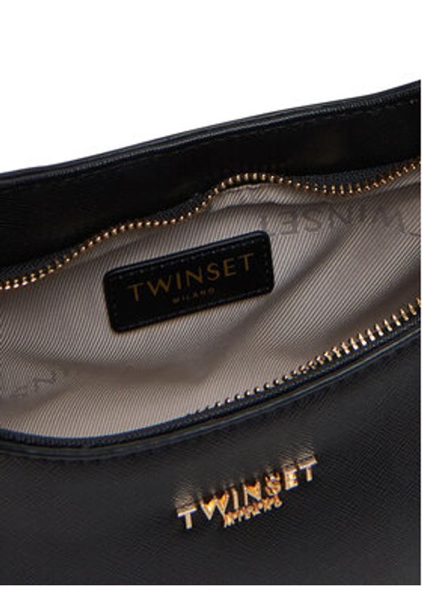TwinSet - TWINSET Torebka 251TB7272 Czarny. Kolor: czarny. Materiał: skórzane