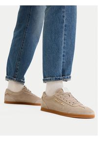 Armani Exchange Sneakersy XW002797 AF17465 U6223 Beżowy. Kolor: beżowy. Materiał: zamsz, skóra #6