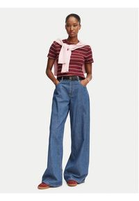 TOMMY HILFIGER - Tommy Hilfiger T-Shirt New Cody WW0WW40587 Czerwony Slim Fit. Kolor: czerwony. Materiał: bawełna #10