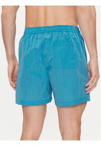Calvin Klein Swimwear Szorty kąpielowe KM0KM00980 Niebieski Regular Fit. Kolor: niebieski. Materiał: syntetyk #3