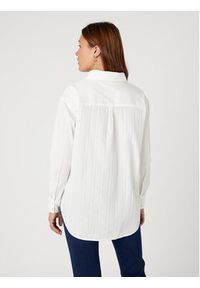 Wrangler Koszula W5Z5LIW02 112332542 Biały Regular Fit. Kolor: biały. Materiał: bawełna