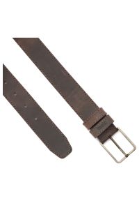 Big-Star - Brązowy Skórzany Męski Pasek Big Star. Kolor: brązowy. Materiał: skóra. Styl: casual, klasyczny #2