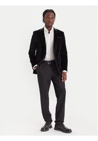 Karl Lagerfeld - KARL LAGERFELD Marynarka 155244 554000 Czarny. Typ kołnierza: dekolt w karo. Kolor: czarny. Materiał: bawełna #3