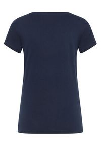 Mustang T-Shirt Beverly 1016517 Granatowy Slim Fit. Kolor: niebieski. Materiał: bawełna #6