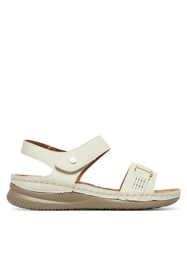 Clara Barson Sandały WYL05010-09 Écru. Materiał: syntetyk