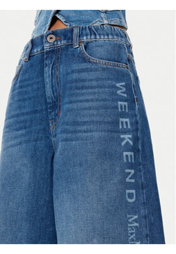 Weekend Max Mara Jeansy Lisotte 2515181091 Niebieski Wide Leg. Kolor: niebieski