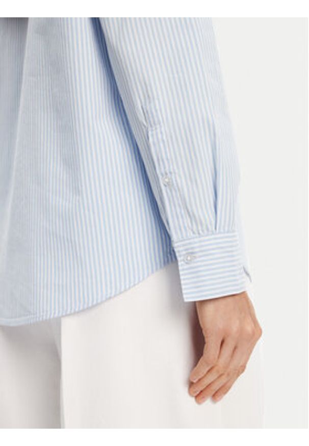 United Colors of Benetton - United Colors Of Benetton Koszula 59T7DQ0BH Błękitny Regular Fit. Kolor: niebieski. Materiał: bawełna